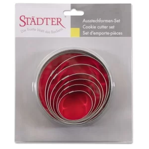 Städter Ausstechform Ovale 4,5–9 Cm Set, 6-teilig 6