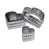 Städter Ausstechform Herzen 5–10,5 Cm Glatt / Gewellt Set, 6-teilig 14