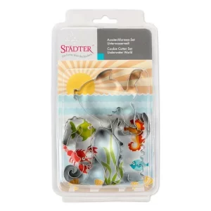 Städter Ausstechform Unterwasserwelt 7–8,5 Cm Set, 4-teilig 6