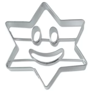 Städter Ausstechform Lachender Stern 6,5 Cm Set, 2-teilig 24