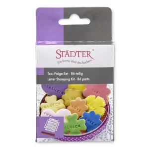 Städter Ausstechform Text-Präger 9,5 Cm Set, 86-teilig 16