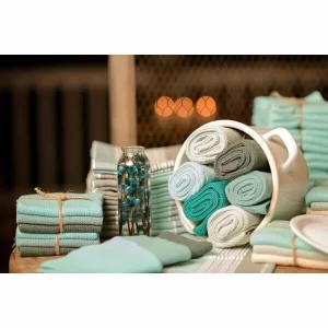 Solwang Handtuch Helles Staubig Aqua 6