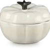 Le Creuset Kürbisförmchen Mit Deckel In Meringue 14