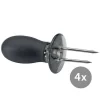 Küchenprofi Maiskolbenhalter Schwarz 4er-Set 11