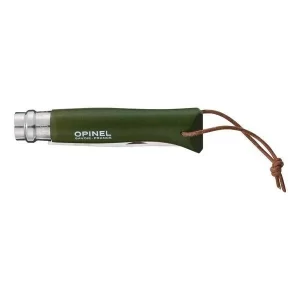 Opinel Taschenmesser Mit Buchenholzgriff Grün 6