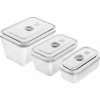 Zwilling Vakuum-Box 3er-Set Fresh & Save Glas Weiß 10
