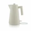 Alessi Wasserkocher 1,7 L Plissé Weiß 10